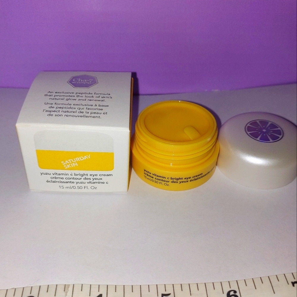 Yuzu vitamin c BRIGHT EYE CREAM Saturday Skin